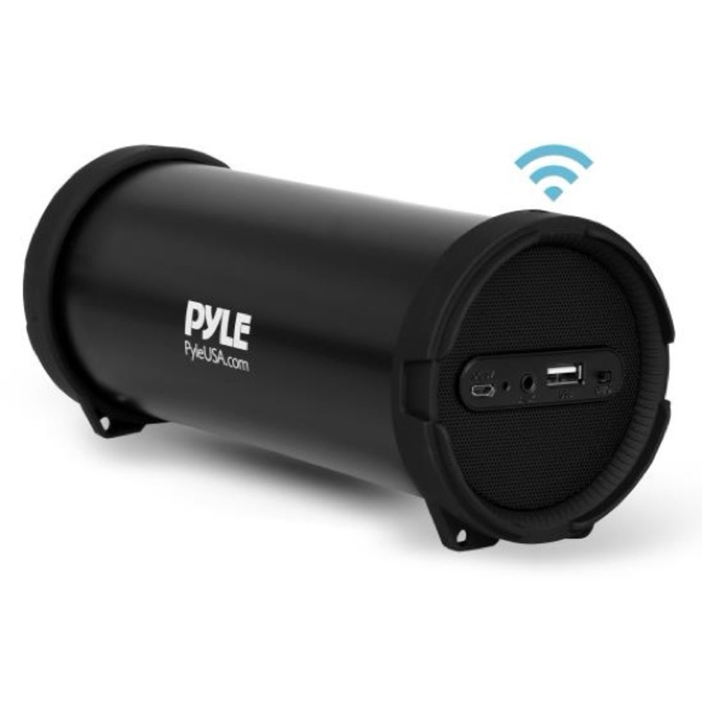 Pyle Black Bluetooth Wireless Portable Speaker
